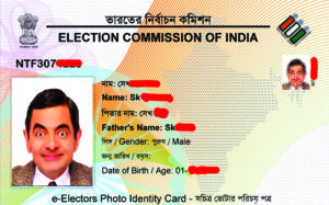 PVC Voter Card